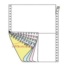 立方(LF) 5联 二等分 天惠电脑打印纸 241-5 70g 80列 带压线（彩色）