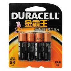 金霸王 Duracell 电池 5号 六粒装 6粒/排/独立装