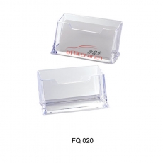 富强/永益 FuQiang FQ020 单格名片座 （透明）