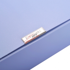 齐心 Comix HC-55 加厚型粘扣档案盒/文件盒/资料盒A4 55mm 蓝色