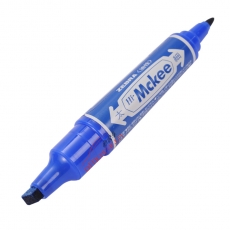 斑马 ZEBRA MO-150-MC 大双头记号笔（油性记号笔）速干耐水 (蓝色) 1支装