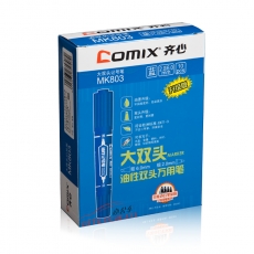 齐心 Comix MK803 大双头油性记号笔 1
