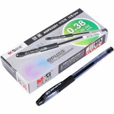 晨光 M&G AGP-63201 中性笔/针管签字笔 0.38mm （黑色） 12支/盒 <font color=red>{整合出售}</font>