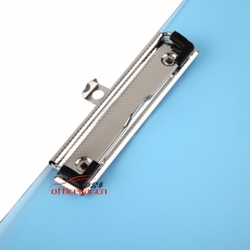 齐心 Comix A744 （竖式） 透明便携式书写板夹A4 灰/黑/蓝 颜色随机