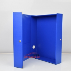 南国威利 N.G.W.L A801 粘扣档案盒/文件盒/资料盒 A4 55mm 深蓝色 18个/箱