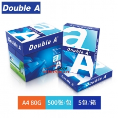 达伯埃 Double A 复印纸 A4/80g 500张/包 5包/箱