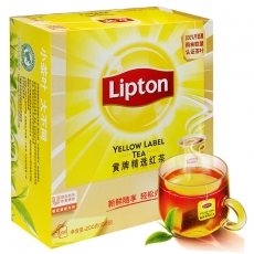 立顿 Lipton 黄牌精选红茶 200g 100