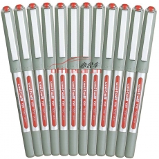 三菱 uni UB-157 直液式耐水性走珠笔 0.7mm 红色 12支/盒