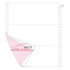 金丝雀（Anary） 2联 三等分 电脑打印纸 241-2 70g 80列 带压线（彩色） 1200页/箱