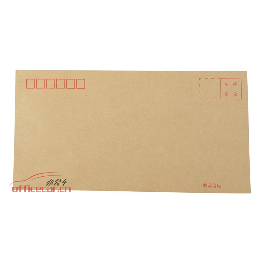 广艺 Gy 中式（牛皮纸）信封 6号 ZL 230*120mm 100个/包
