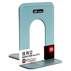 得力 Deli 9272 铁书立(7寸) 2片/付 颜色随机（蓝色库存充足）