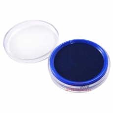 得力 Deli 9863 Ф81.5mm 圆形透明外壳快干印台 蓝色
