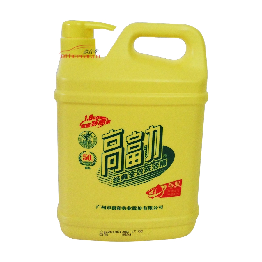 高富力 G.F.L 经典全效洗洁精 1.8KG 9支/箱