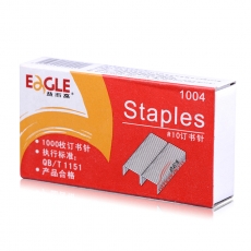 益而高 Eagle 1004 10#小号订书钉 （1000钉/盒）10盒/封