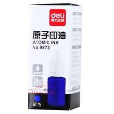 得力 Deli 9873 原子印油 10ml (蓝色)