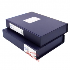 南国威利 N.G.W.L  A803 粘扣档案盒/文件盒/资料盒 A4 55mm 深蓝色 18个/箱