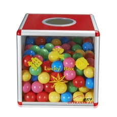 金隆兴 Glosen B8076铝合金拆卸式30*30*30 透明抽奖箱/摸奖箱 年会庆典用品