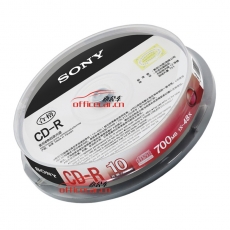 索尼 SONY 光盘 CD-R 48X 700MB 10片/筒