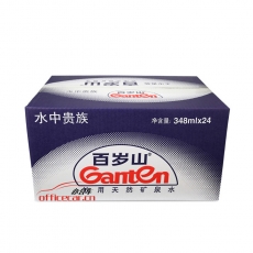 景田 Ganten 百岁山348ml 饮用天然矿泉水*24瓶