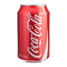 可口可乐 Coca'Cola 碳酸饮料 330ml/罐 24罐/箱