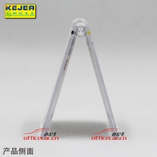 科记 KEJEA K-244 150*100mm 三角型台卡A字台牌牌台签V型桌签姓名牌横式PS材质会议