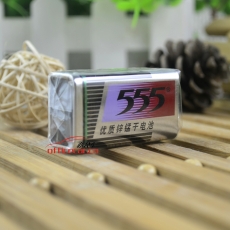 555 6F22锌锰电池 9V