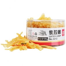 得力 deli 3213 100g 办公耐用乳胶圈/橡皮筋/橡胶圈/牛皮筋