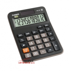 卡西欧 CASIO MX-12B 商务计算器 小型机 黑色经典款