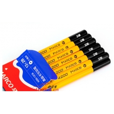 马可 Marco 4200 2B 黄色杆铅笔 12支/盒