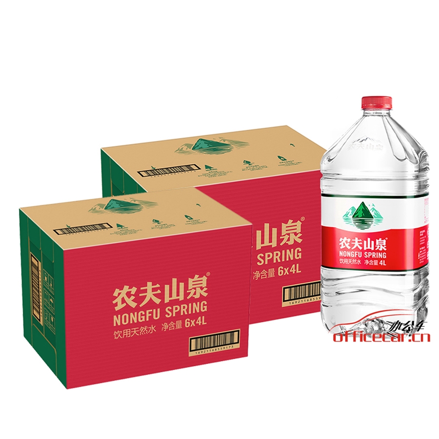 农夫山泉 N.f.s.q 饮用天然水 4l/瓶 6瓶/箱