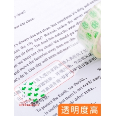 永大 wingtai 透明文具胶带 18mm*30Y（27.5米） 8卷/筒