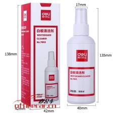 得力(deli)7869 白板、黑板、绿板清洁剂 100ml