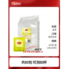 立顿 Lipton E80 独立包装 茉莉花茶 80小包/袋