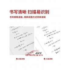 得力(deli)S60-ST刷题笔小白笔ST笔尖按动黑色0.5mm中性笔速干笔 5支/盒