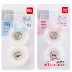 得力/deli 30118 隐形文具胶带套装18m